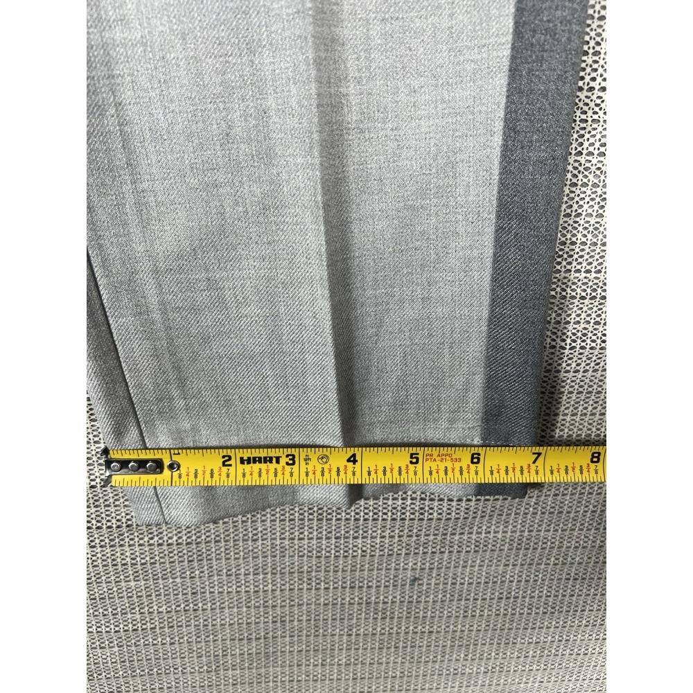 J. Jill Pants Women's 10 Tall Gray  Tuxedo Stripe Straight Leg Heather - Picture 7 of 12
